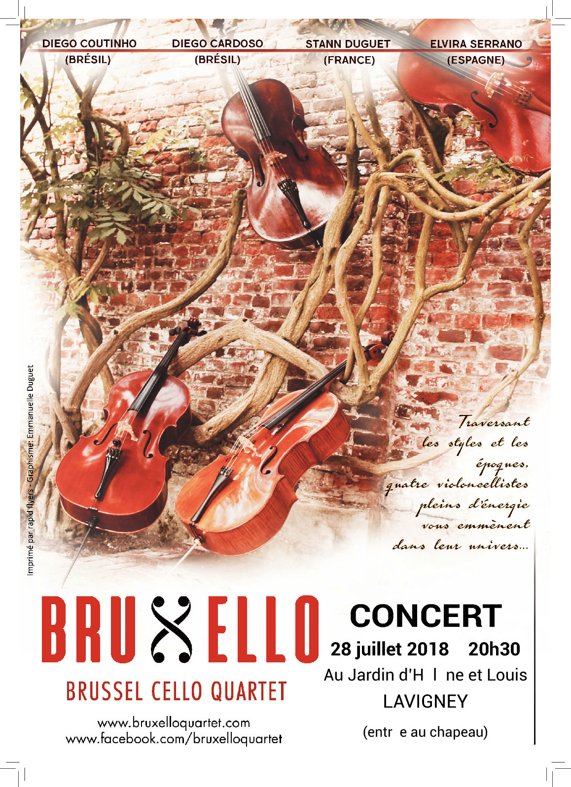 Concert Bruxello 28 Juillet 2018 20h30
